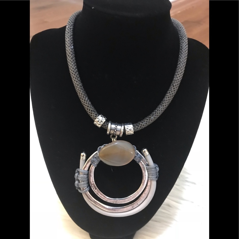 New rope statement necklace